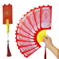 Folding Fan Red Envelope Creative Graduation Gift Fan-shaped Red Envelope G6t3