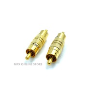 MR-6071G#0 GOLD PLATED ADA.(RCA PL.-PL.) 2pcs