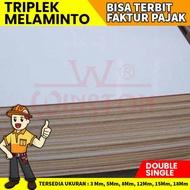 TRIPLEK TRIPLEX MELAMINTO MELAMIN 3MM 3 MM DOP DOFF KILAP GLOSSY