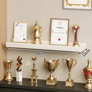 全城熱賣 - 榮譽牆展示架 壁掛隔板層板架子 放獎盃企業證書獎牌牆上陳列置物架