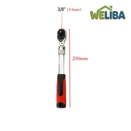 72-tooth Bidirectional Telescopic Ratchet 5° Swing Angle Retractable Ratchet