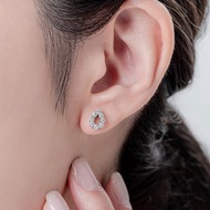 京華鑽石 18K金 天然鑽石 共0.46克拉 鑽石耳環 水光