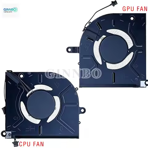 New Laptop CPU GPU Cooling Fan Cooler For Dell Alienware M16 R2 02GN4X 2GN4X EG75071S1-C420-S9A