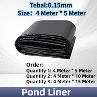 Kolam Ikan Kolam Canvas Ikan 2m/4m/6m HDPE Fish Pond Liner HDPE Thick Pelapik for Garden Pools 防渗膜