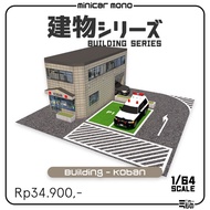 Diorama Papercraft Building -Police Station-