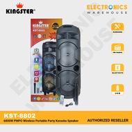 Kingster KST-8802 6800W PMPO Wireless Portable Party Karaoke Speaker