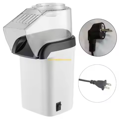M7DF Kitchen Maker Machine Electric Corn Maker Plastic Material US/EU Plug for Popcorn