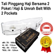 [SINGAPORE SELLER] Tali Pinggang Haji &amp; Umrah Bersama Dua Poket / Haji &amp; Umrah Belt With Two Pockets /Sabuk(M/L/XL/XXL)