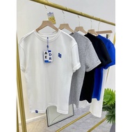 G Q7S Ader Short-Sleeved Men Women Couples New Tops Round Neck Loose Casual Men Women Couples Summer