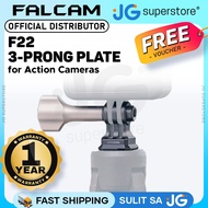 Falcam F22 Quick Release Plate & Double Prong Base Mounting Adapter Kit for Action Cameras