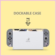 ◈ ◪ ▼ Monster Hunter Rise Dockable Soft Case for Nintendo Switch OLED Protective Cover for Switch V