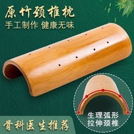 Cervical Pillow for Neck Pain Relief, Special Bamboo Tube Pillow for Sleep Aid, Bamboo Hard Pillow, 