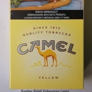 Miliki Rokok Tembakau Camel Kuning 20 Batang / Slop (1 Bungkus)