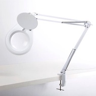1.8x/3D/127mm 工作用薄型LED護眼檯燈放大鏡 自然光 桌夾式 E015