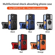 Armor Case For OPPO A17 A17K Case Shockproof Slide Lens Protector Phone Cover For OPPO CPH2477 CPH24