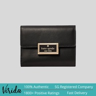 Kate Spade Reegan Medium Flap Wallet Black KA599