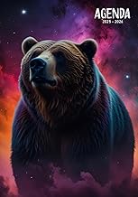 Agenda Scolaire Ours: Planificateur scolaire journalier | Un jour par page | Format A5