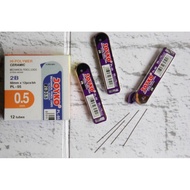 2B Mechanical Pencil Lead 0.5 Per Tube