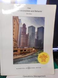 2手原文書~Microeconomics and Behavior 9e 個體經濟學