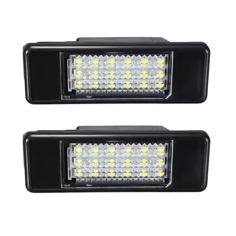 2x For Peugeot 106 207 307 308 406 407 508 For CITROEN C3 C4 C5 C6 C8 Car Rear 18 LED SMD License Nu