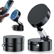 JalanGo 360. °     Vacuum Magnetic Phone Holder, Magnetic Train Phone Holder, Hands-Free Suction Cup