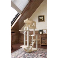 【READY STOCK】Premium Cat Tree Cat House ,Wooden Cat Tree