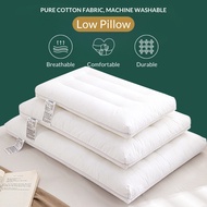 Cotton Pillow Core Low Pillow Breathable Child Sleeping Pillow