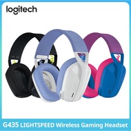 Logi G435 LIGHTSPEED Wireless Gaming Headphone Lightweight 165g Built-in Mics Bluetooth Gamer Headse