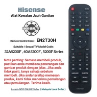 Hisense EN2T30H HD Feature less Tv High Quality Replacement Remote Control