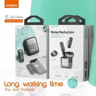 Moxom ไมค์ไลน์สด แบบไร้สาย Moxom MX-AX44(Tc)MX-AX45(ios) Noise Reduction Wireless Microphone