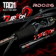 Joran TACHI ZARKON 2PCS M/MH 8-17lb 10-20lb 12-25lb Medium Heavy Kolam Casting Spinning BC Fishing R