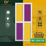 Aluminium Bi-fold Toilet Door Design BF-DV119 | BiFold Toilet Door Specialist Shop in Singapore