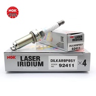 Ngk Iridium Platinum Spark Plug Dilkar8p8sy 92411 for Motorcycles, Smooth Throttle, Anti-carbon, Dur