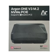 Raspberry Pi 5อาร์กอนหนึ่ง V3เคส M.2 NVMe อะลูมินัมอัลลอยที่อยู่อาศัยพร้อมพัดลมในตัวบอร์ดขยายตัว SSD