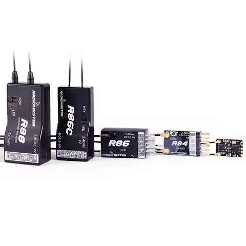 RadioMaster R81 R84 R86 R86C R88 R161 R168 2.4G Nano Receiver Compatible FrSky for RC Drone