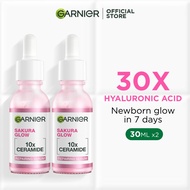 Garnier Sakura Glow Booster Serum W/Hyaluronic Acid (30ml x 2)