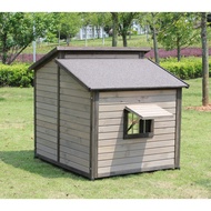New Style Solid Wooden Outdoor Dog House Wooden Dog House Large Dog Dog Cage Dog House Outdoor Dog H