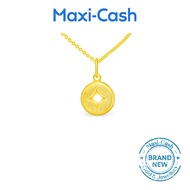 Golden Coin Pendant in 916 Gold
