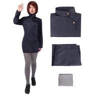 Ieiri Shoko Cosplay Costume, Women's US Size Skirt Uniform with Tights