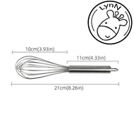 Stainless Steel 8" Egg Whisk 8寸不锈钢打蛋器/搅拌器