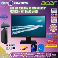 Komputer Riba Bajet di MalaysiaAcer Veriton tiny pc i5-6400T 16GB 128GB SSD WiFi/BT Win10Pro dengan2