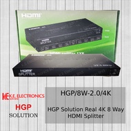 HGP Solution Real 4K 8 Way HDMI Splitter