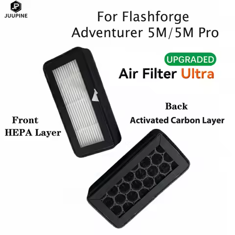 Upgrade Air Filter for Flashforge Adventurer 5M/ 5M Pro Dual Side HEPA 13+Activated Carbon Combo Fil