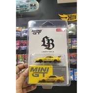 Mini GT Card LB Nissan LB ER34 Sport Yellow