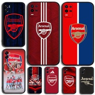 for Realme 12+ 13 note50 note60 60X X Lite XT X2 V13 V23 GT neo 3 GT2 pro Arsenal FC TPU black soft 