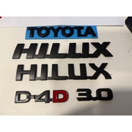 emblem toyota hilux 3.0 Hilux d4d d 4d Hitam Black Logo D-4d Toyota HILUX