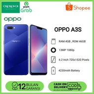 [baru] hp oppo a3s ram 4/64gb &amp; 6/128gb garansi distributor 4g android