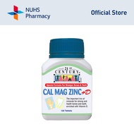 21st Century Cal Mag Zinc + Vitamin D 120 Tablets [NUHS Pharmacy]