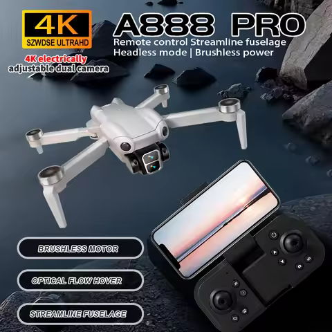 A888 PRO Professional drone 4K electrically adjustable dual camera aerial photography brushless opti