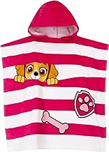 Paw Patrol Towel Poncho | Bath and Beach Towels for Girls | Skye Hooded Towel | One Size Pink